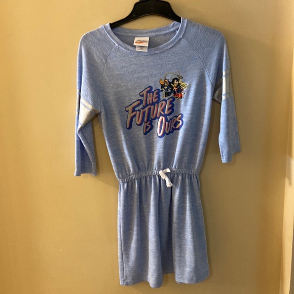 DC Super Hero Girls Blue Dress size large - Picture 1 of 8